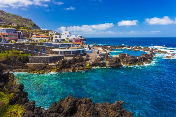 Porto Moniz, natural swimming pools on Madeira Port Moniz